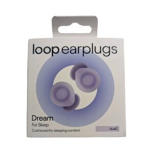 D1-O Loop Dream Earplugs for Deep Sleep, Napping and Snoring - Lilac